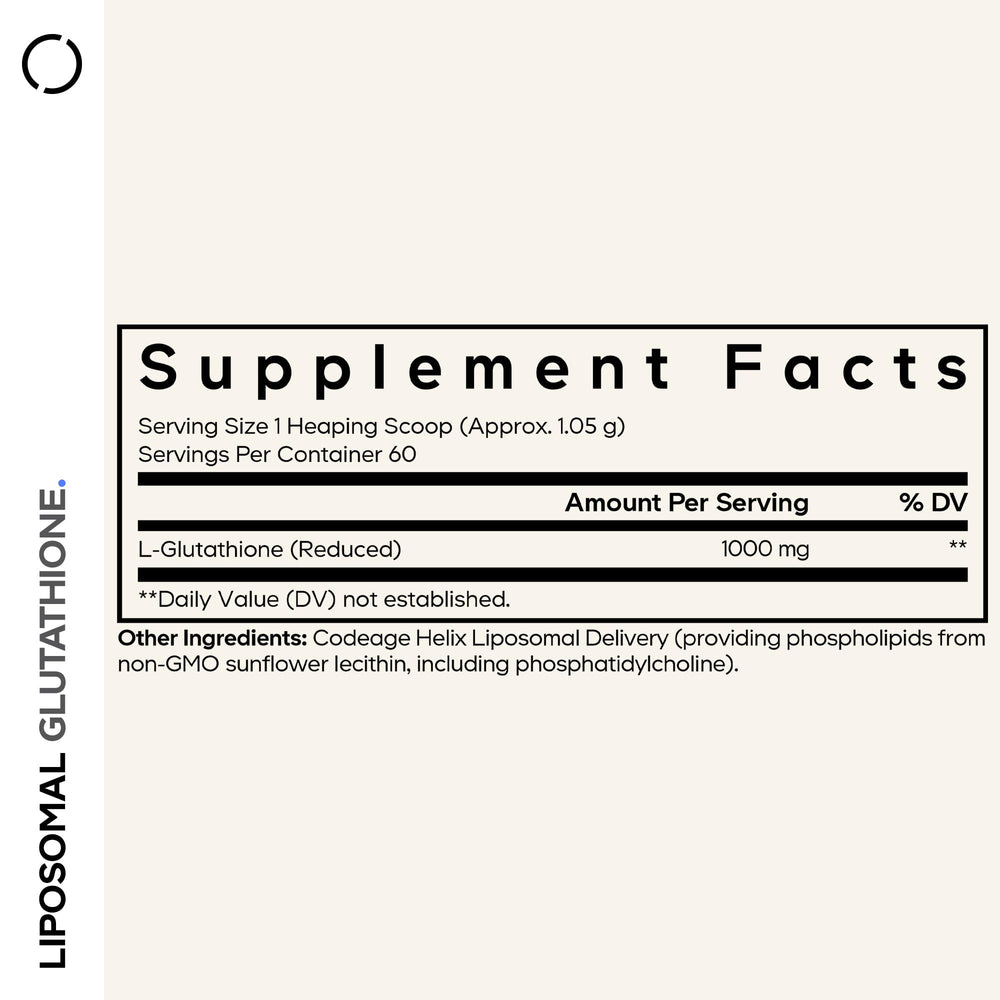 Codeage Liposomal Glutathione powder dispense for accurate serving.