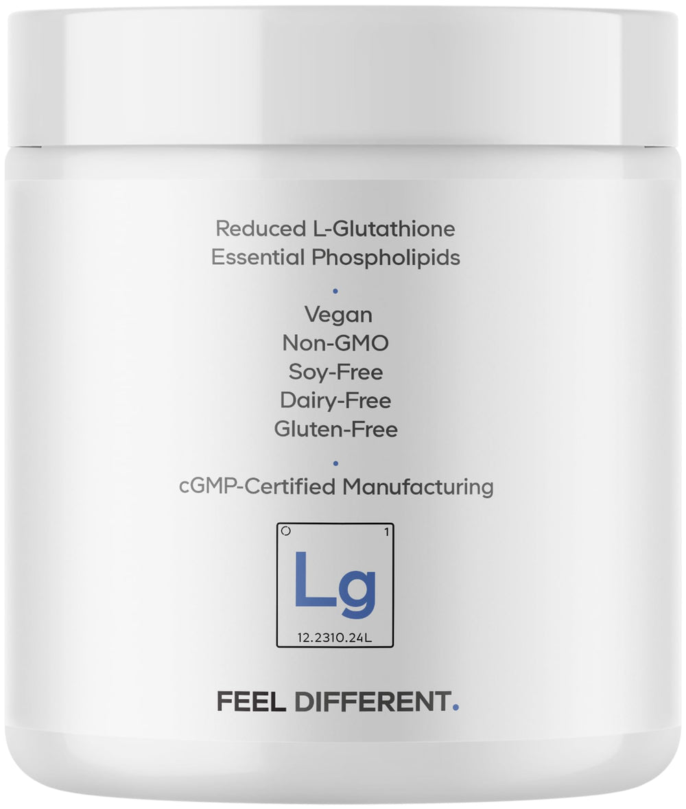 Codeage Liposomal Glutathione vegan non-GMO formula for daily use.