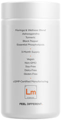 Codeage Liposomal Moringa+ 3-month supply highlighted.
