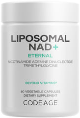Codeage Liposomal NAD+ bottle ready for daily supplementation