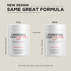 Codeage Liposomal NAD+ Ultra capsules for easy daily intake