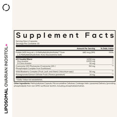 Codeage Liposomal Inositol capsules with Myo- and D-Chiro-Inositol.