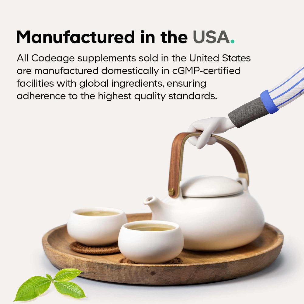Codeage Liposomal Urolithin A liposomal delivery system visualized for enhanced absorption.