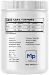 Codeage Marine Collagen Platinum nutrition facts for planning