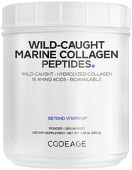 Codeage Marine Collagen Powder bottle shown for daily skin and joint support.