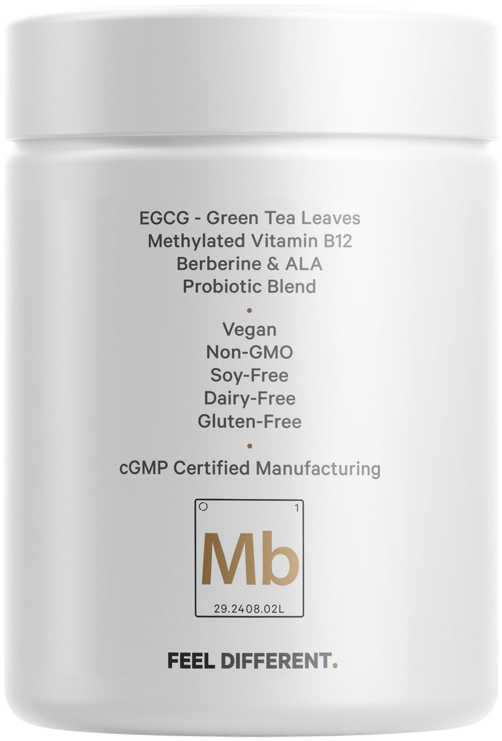 Codeage M-Burn ingredient panel shows EGCG, Berberine, and B12.