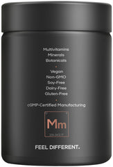 Codeage Men's Multivitamin 50+ full ingredient list on bottle