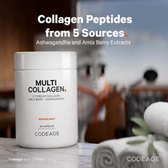 Codeage Multi Collagen with ashwagandha-amla extracts for added nutrients