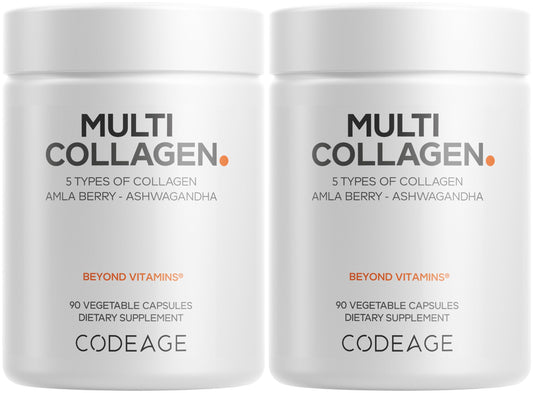 Codeage Multi Collagen bottle front view for daily support.
