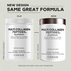 Codeage Multi Collagen coffee creamer in cup, showing seamless flavor-neutral addition.
