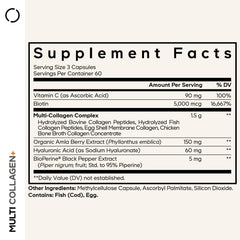 Codeage Multi Collagen+ capsules posed for convenient daily use
