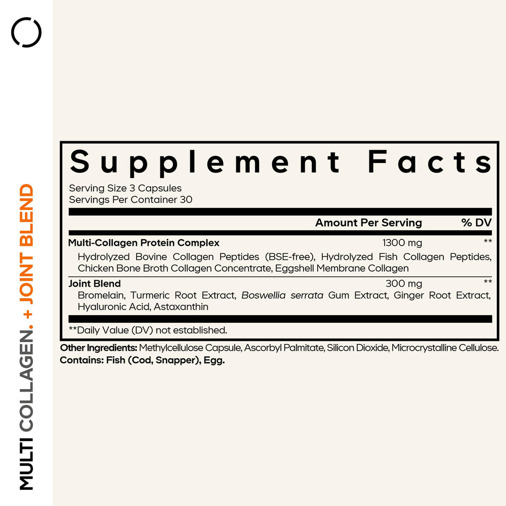 Codeage capsules featuring bromelain and collagen for enzyme-assisted formulation