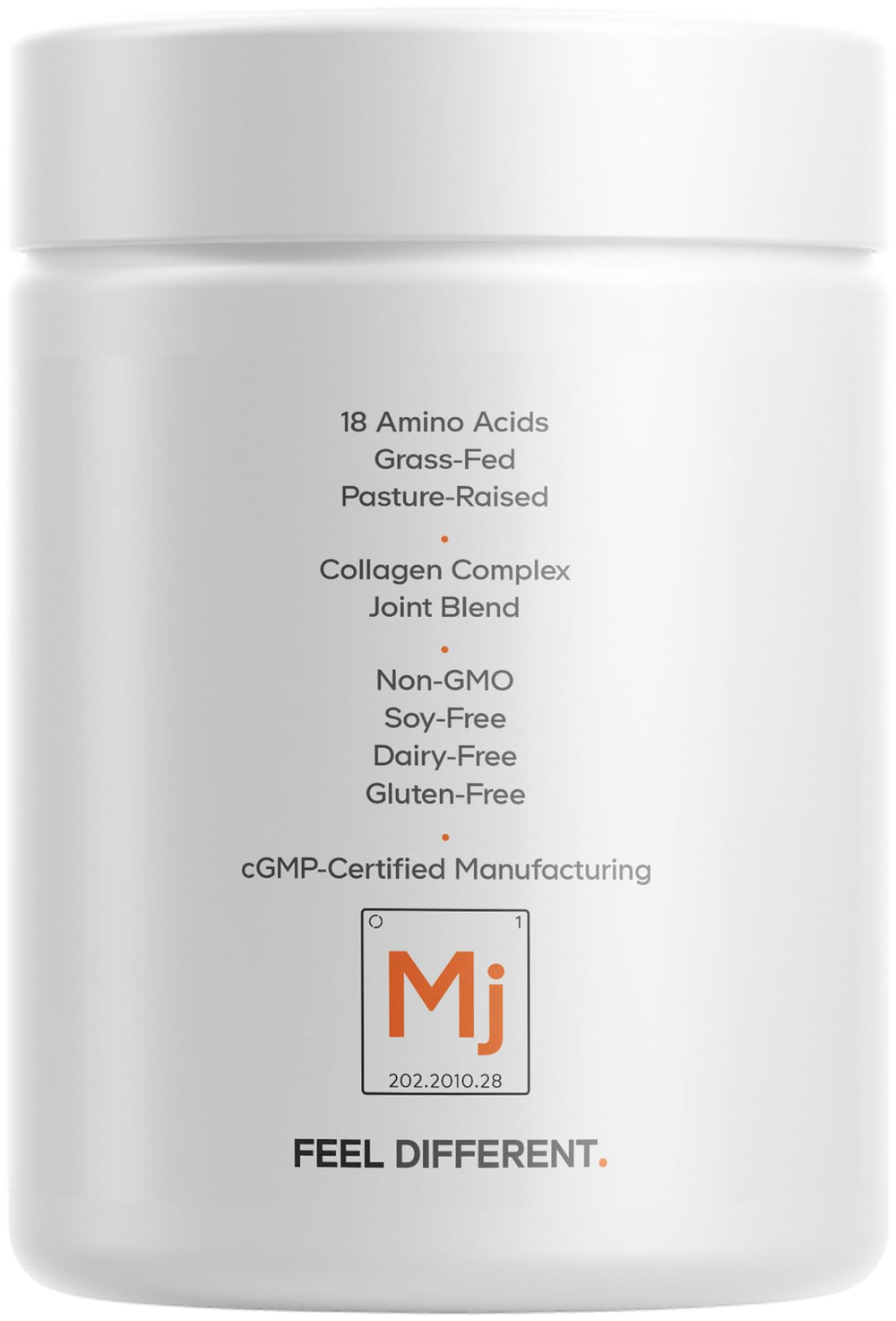 Codeage label highlighting hydrolyzed bovine and fish collagen sources
