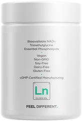 Codeage NAD+ bottle on a clean shelf lifestyle shot