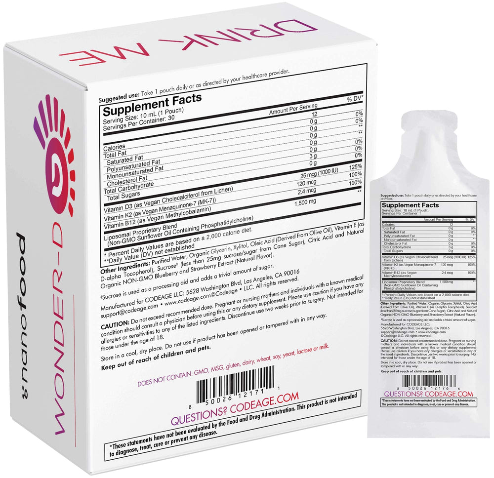 Codeage phospholipid complex from non-GMO sunflower oil supports gentle delivery.
