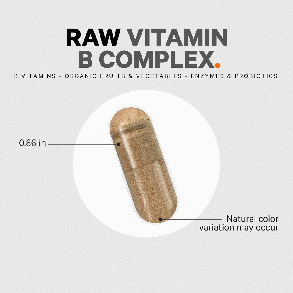 Codeage Raw Vitamin B-Complex packaging highlights non-GMO and gluten-free features