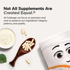 Codeage Sunflower Lecithin Phospholipids shows non-GMO support ingredients.