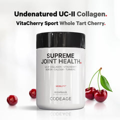Codeage Supreme Joint Health UC-II per serving graphic explains collagen blend.