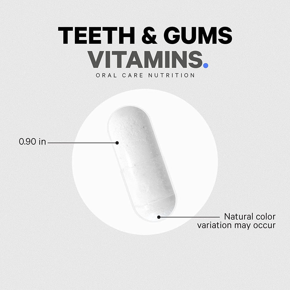 Codeage Teeth & Gums made in USA badge signaling quality manufacturing.