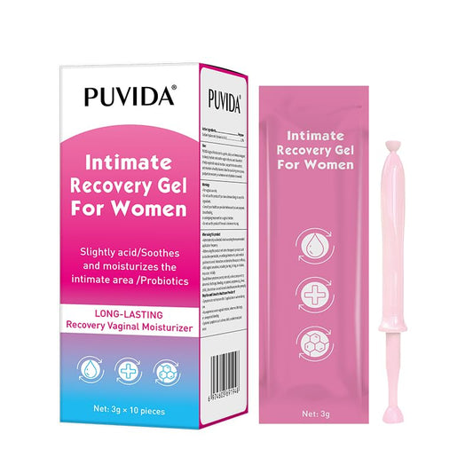 CODECURE Intimate Recovery Gel bottle highlighting hydrating formula for intimate skin