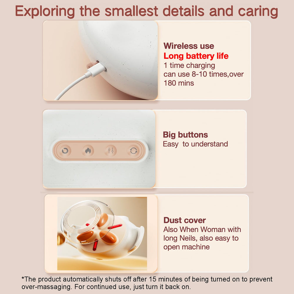Cofamuthr soothing heat enhances daily abdominal relaxation.