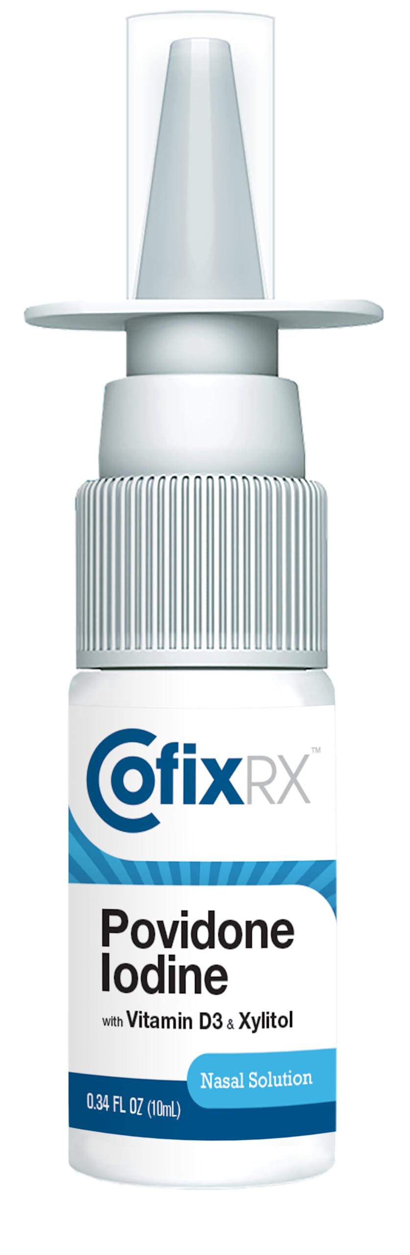 COFIXRX nasal cleanse spray with vitamin D3 for potential daily immune support.