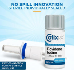 COFIXRX nasal cleanse spray with xylitol for gentle cleansing and moisture.