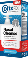 COFIXRX Nasal Cleanse with Xylitol provides gentle cleansing and moisture.