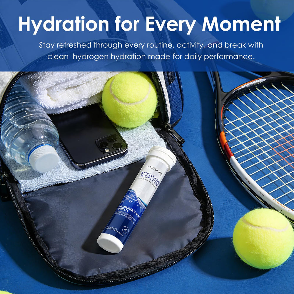 COFUNEE compact hydration option in a travel-friendly tube