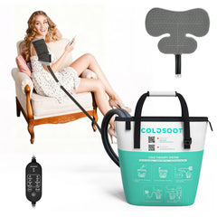 COLDSOOT shoulder therapy machine in action for targeted relief and convenient home use.