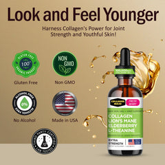 Collagen Mojo L-Theanine element emphasizes relaxation and balanced attention.