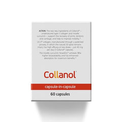 Collanol dual-capsule delivery system with two-stage release