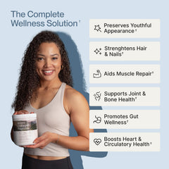 CollaVita label close-up with non-GMO, paleo and keto compatibility details.