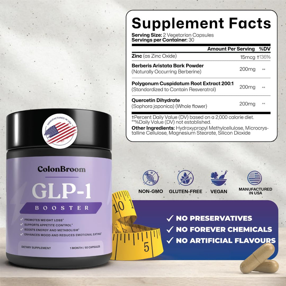 ColonBroom GLP-1 packaging unboxing revealing premium presentation.