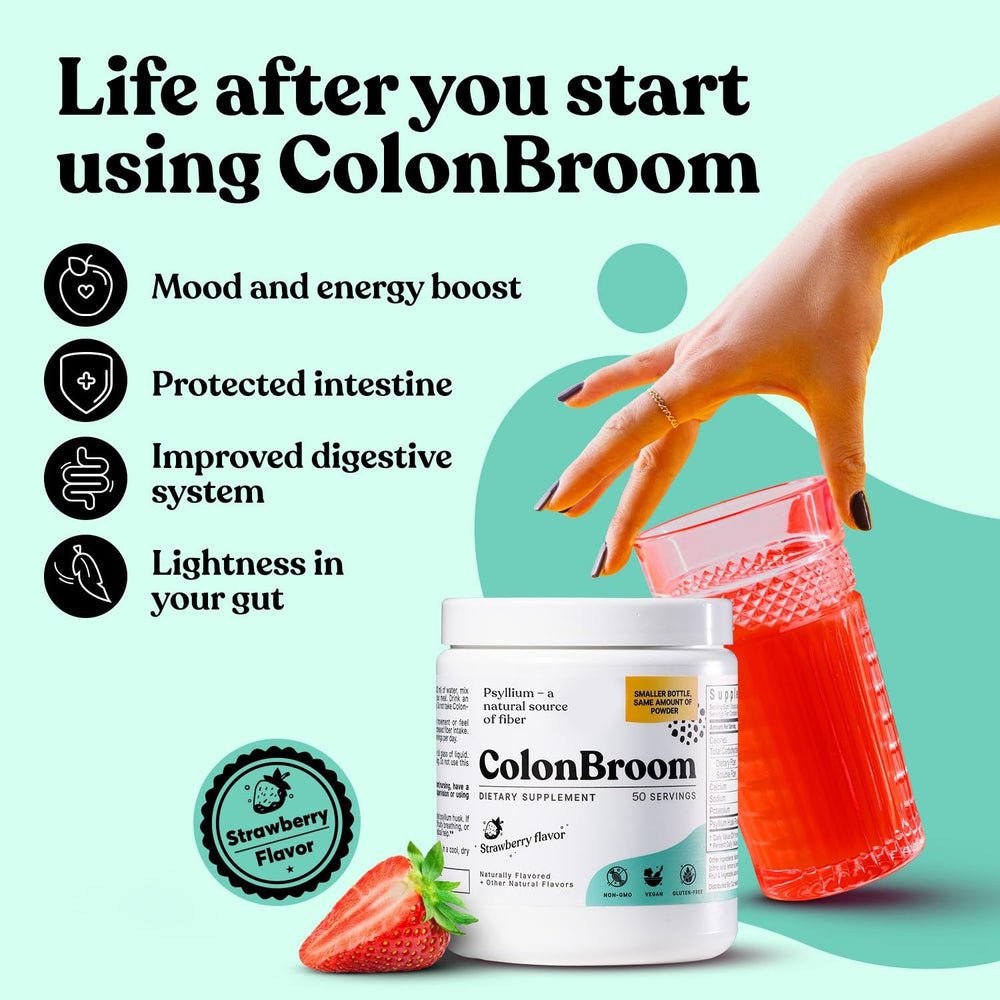 ColonBroom shake glass shows refreshing texture after mixing