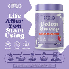 ColonSweep 60 servings tub positioned for daily routines