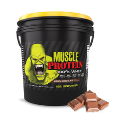 Colossal Labs Muscle Protein Whey 12lb tub front view for post-workout fueling