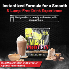 COLOSSAL LABS whey protein bottle close-up label highlighting gluten-free formula