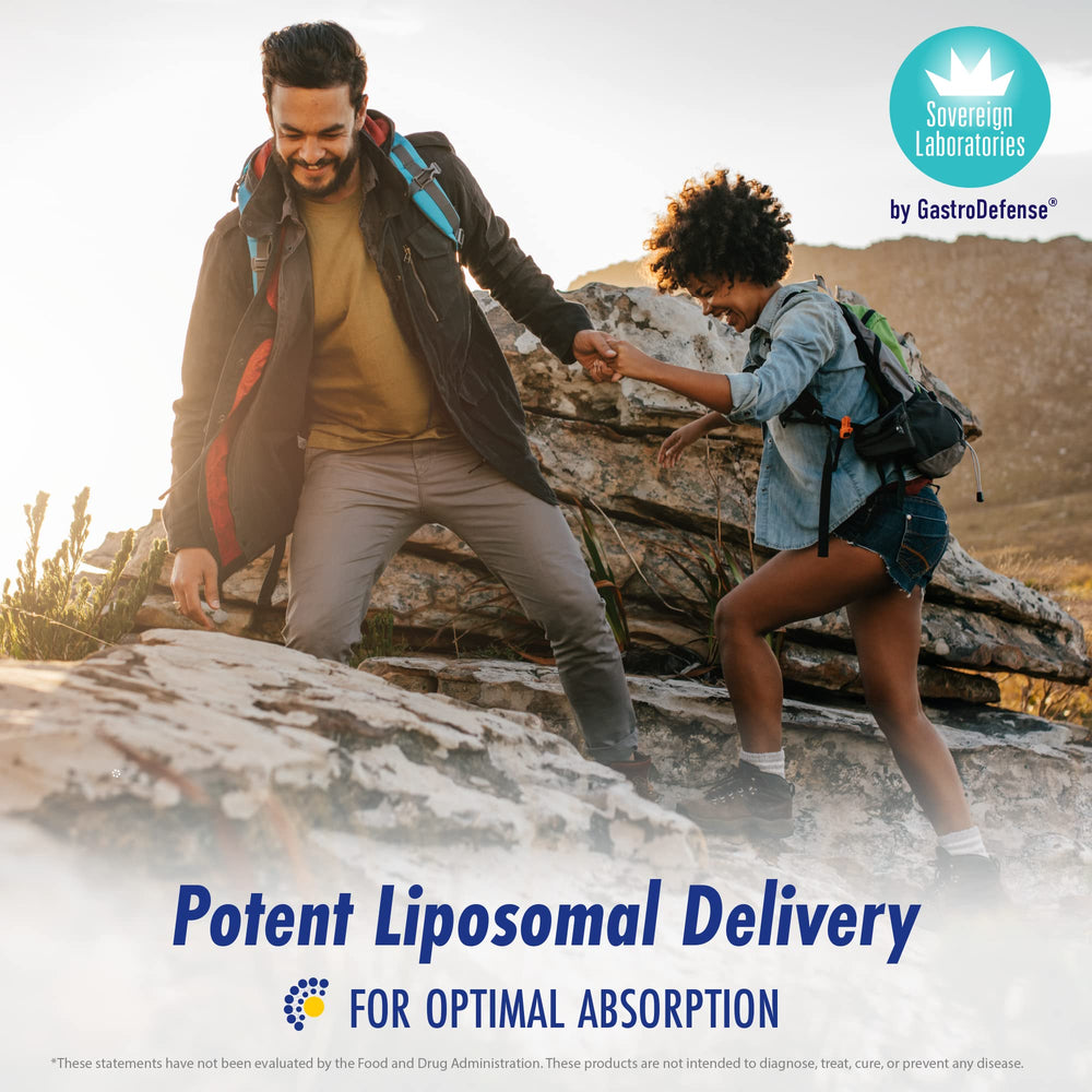 Colostrum-LD capsules label close-up featuring liposomal delivery.