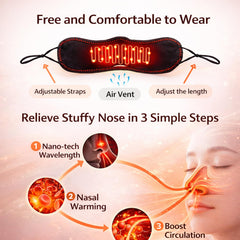 Colsmart three-level nasal heating with adjustable heat for personalized comfort.