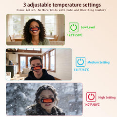 Colsmart wireless nasal mask ideal for travel and daily use.