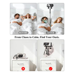 Comeacross CPAP Supplies Stand on bedside, freeing surface space