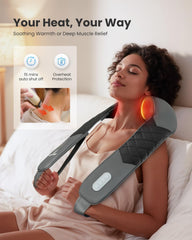 COMFIER eight deep-kneading nodes for upper back relief.