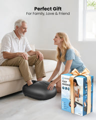 COMFIER foot massager control panel close-up for quick adjustments.