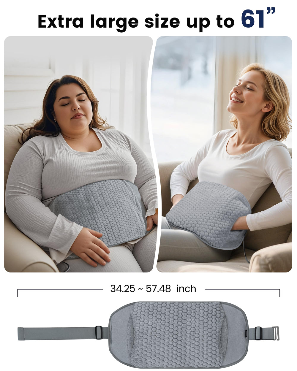 COMFIER detachable washable cover simplifies cleaning.