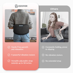 COMFIER heating pad heat levels enable customizable comfort and relief