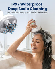 COMFIER waterproof IPX7 heads allow safe use in the shower