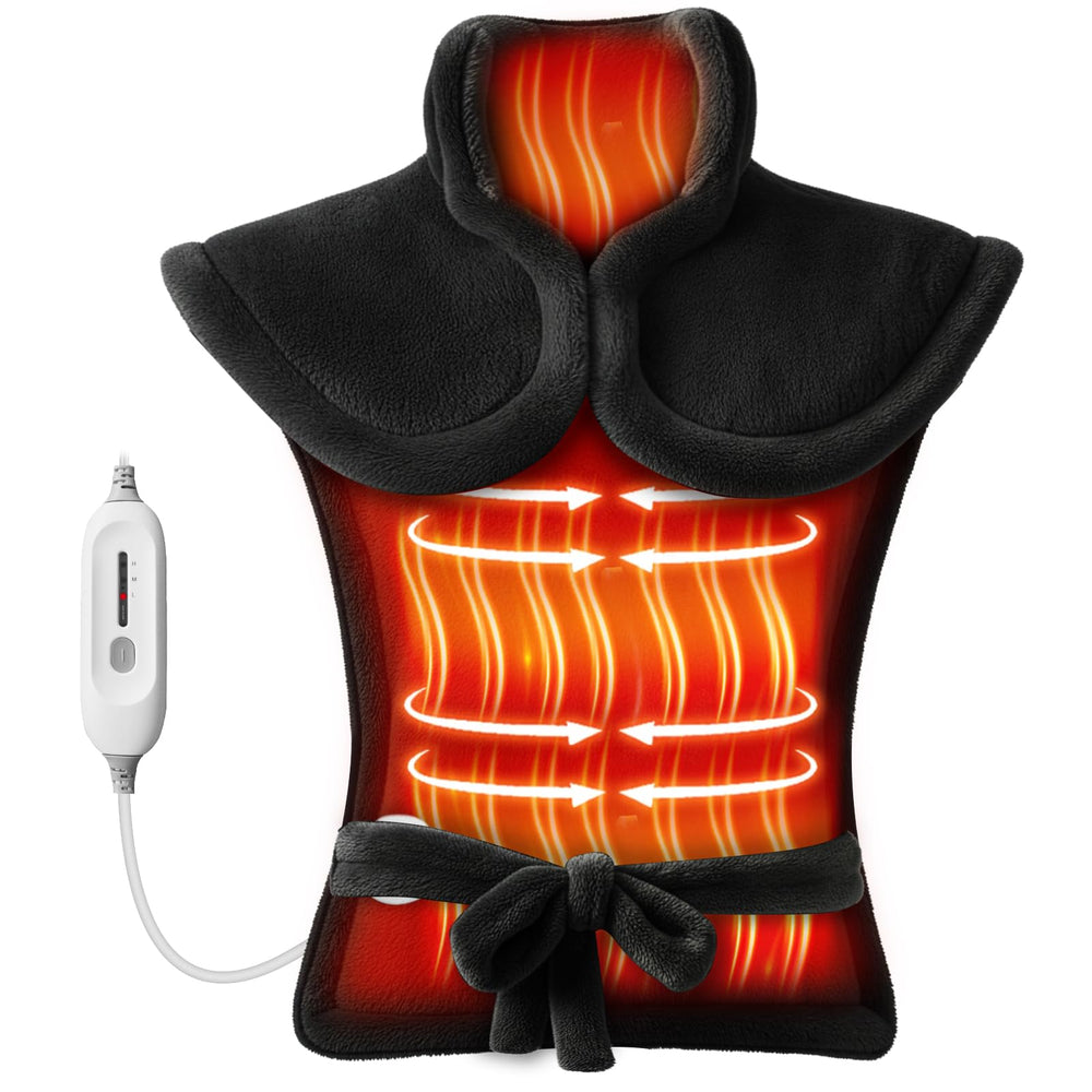 COMFIER large heating pad covers back and shoulders for full warmth.