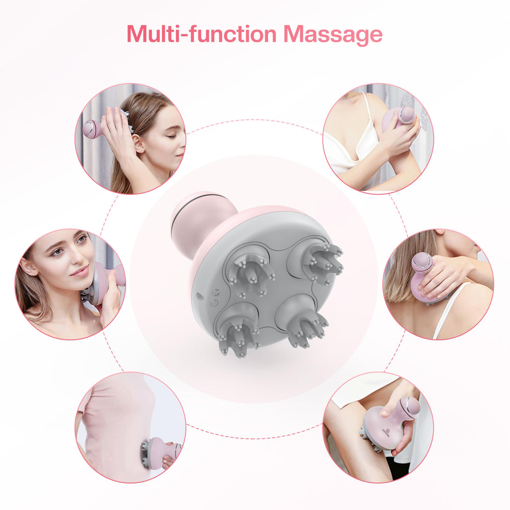 COMFIER scalp massager is IPX7 waterproof for shower use.
