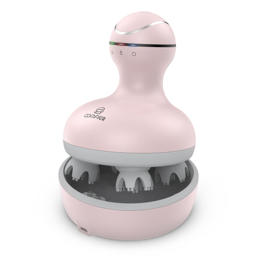 COMFIER scalp massager with jellyfish-heads provides a soothing scalp massage.
